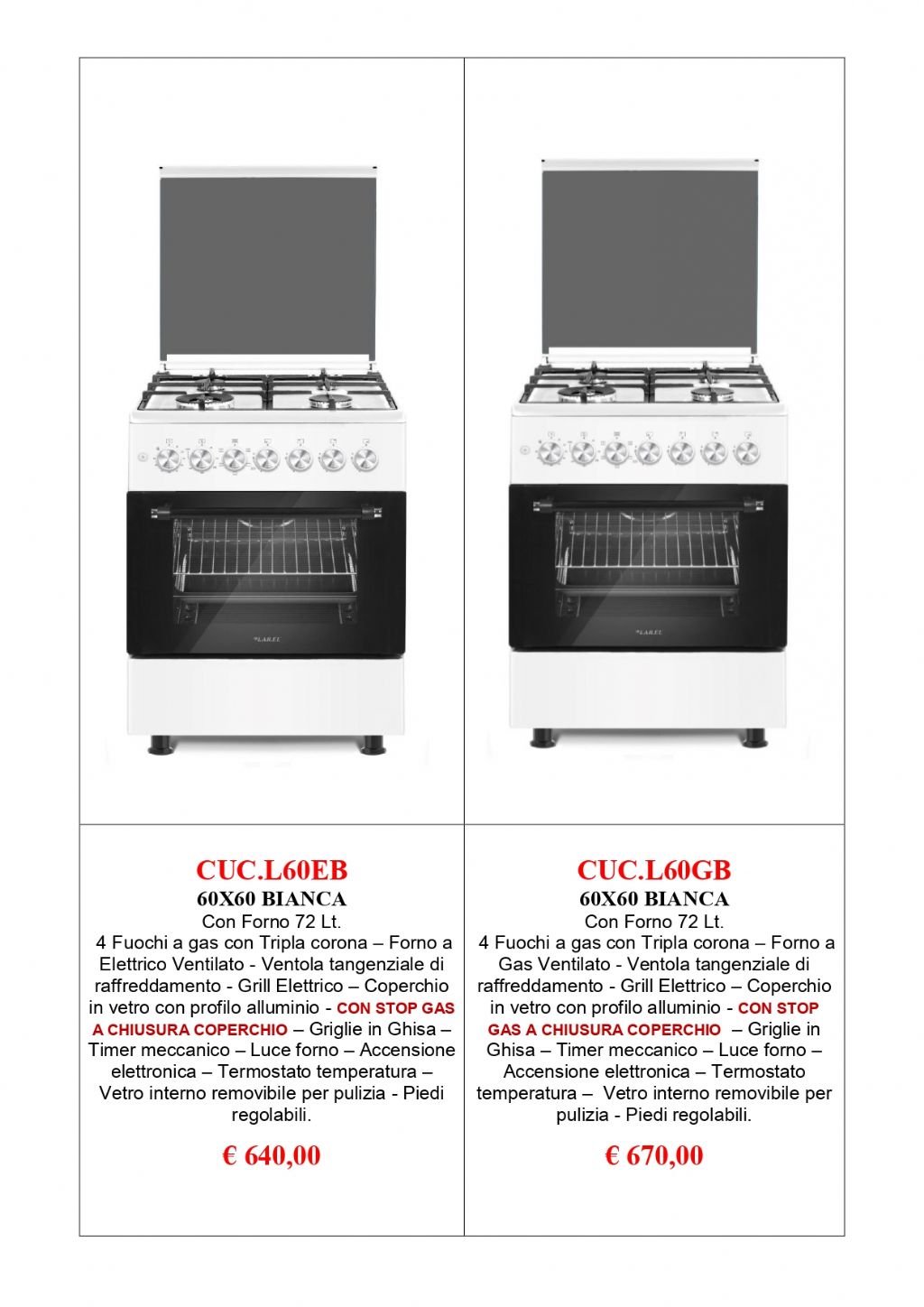 CUCINA LAREL L60EB/L60GB 